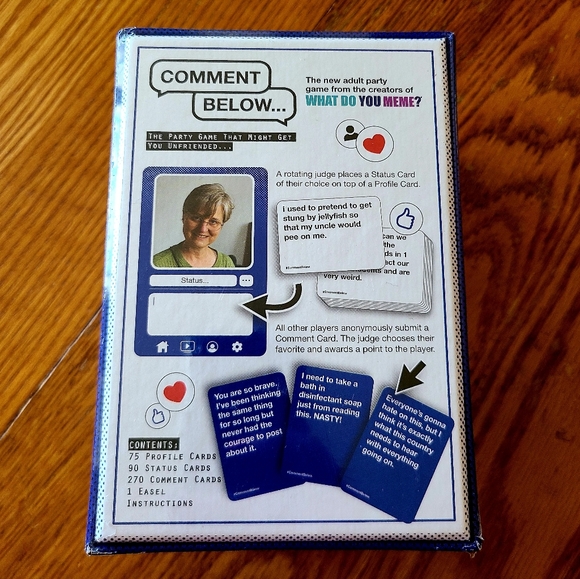 👀50% OFF🎮 NIB‼️ Comment Below Adult Party Game by WhatDoYouMeme.com - Picture 12 of 13